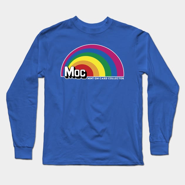 MOC Mint On Card Collector Long Sleeve T-Shirt by riverspoons